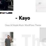 Kayo Clean And Simple Music Wordpress Theme 1.4.0