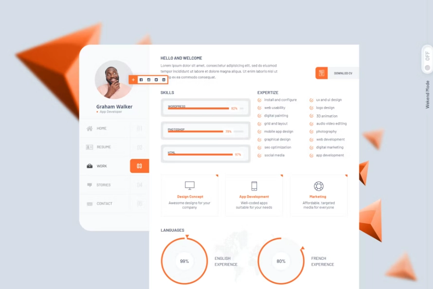 Kijat Cv & Resume Wordpress Theme 1.1