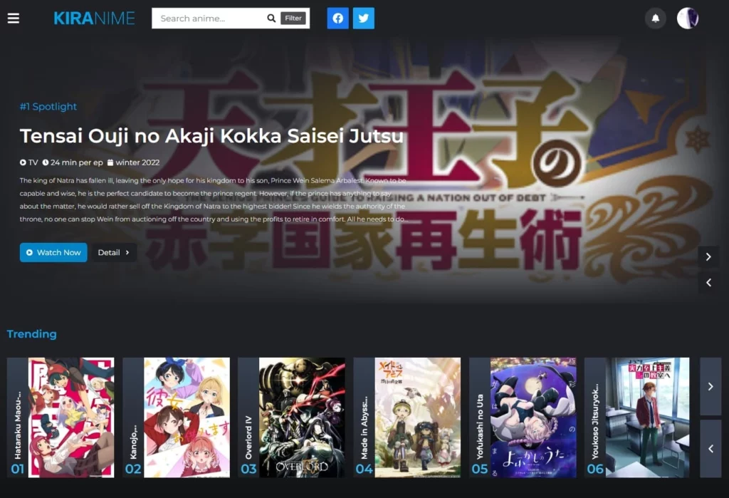 Kiranime – Anime Streaming Wordpress Theme 1.4.0