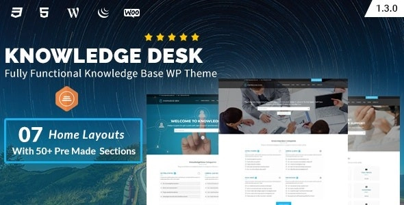 Knowledgedesk Knowledge Base Wordpress Theme 1.3.1