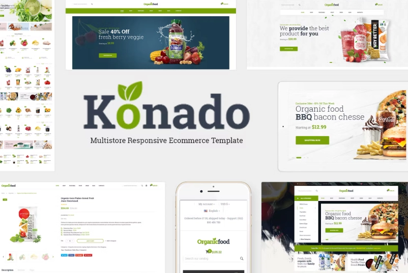 Konado Organic Woocommerce Wordpress Theme 1.1.1