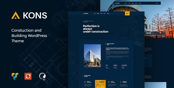 Kons Construction And Building Wordpress Theme 1.0.7