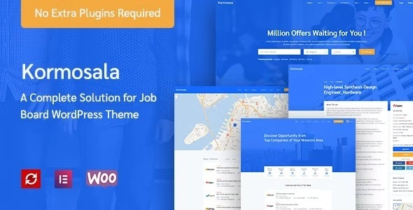 Kormosala – Job Board Wordpress Theme 1.0.39