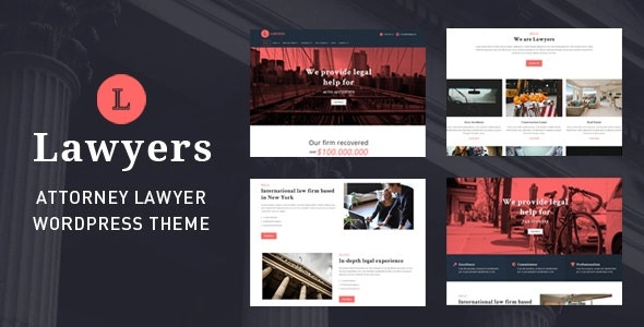 Lawyers Responsive Business Wordpress Theme 4.3.3