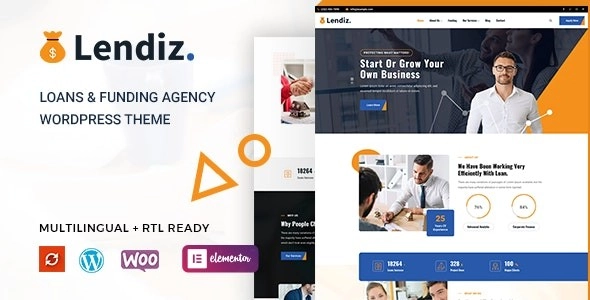 Lendiz Loan & Funding Agency Wordpress Theme 1.0.1