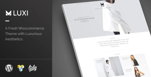 Luxi Luxury Elegant Woocommerce Wordpress Theme 2.4