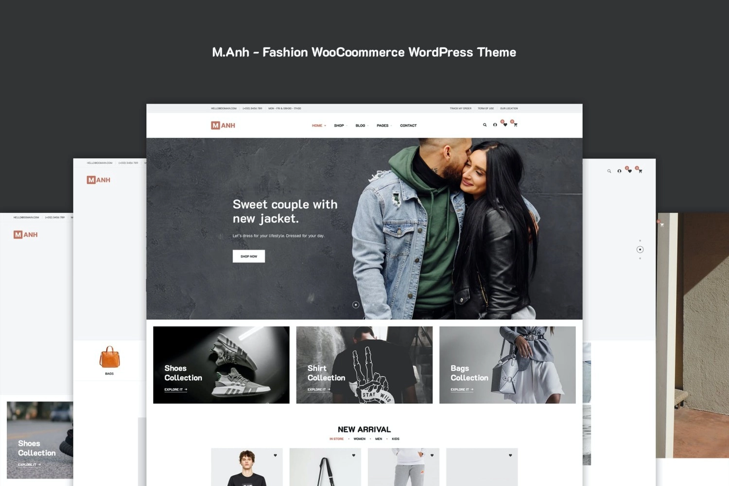 M.anh Fashion Woocoommerce Wordpress Theme 1.0