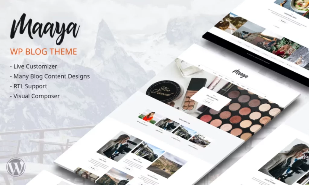 Maaya Blog – Travel Blog, Personal Blog 2.4