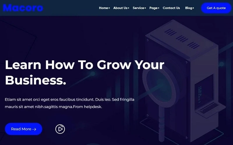 Macora It Solutions And Technology Wordpress Theme 1.0.0