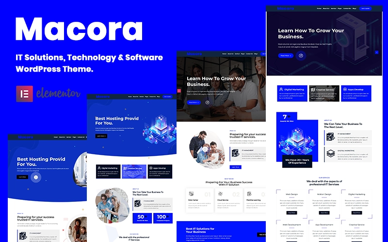 Macoro Digital Agency & Multipurpose Wordpress Theme 1.0.0