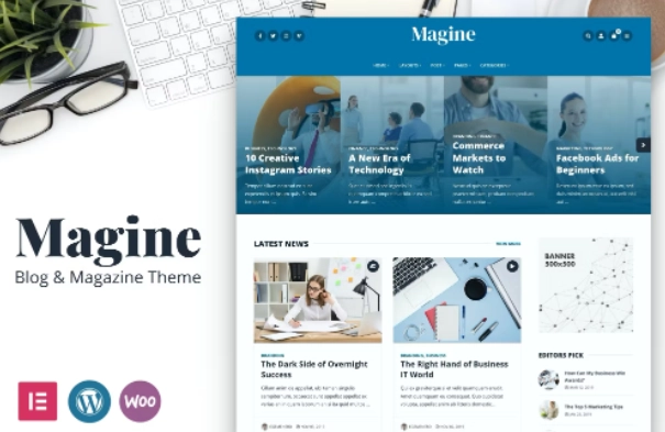 Magine Business Blog Wordpress Theme 1.2.3