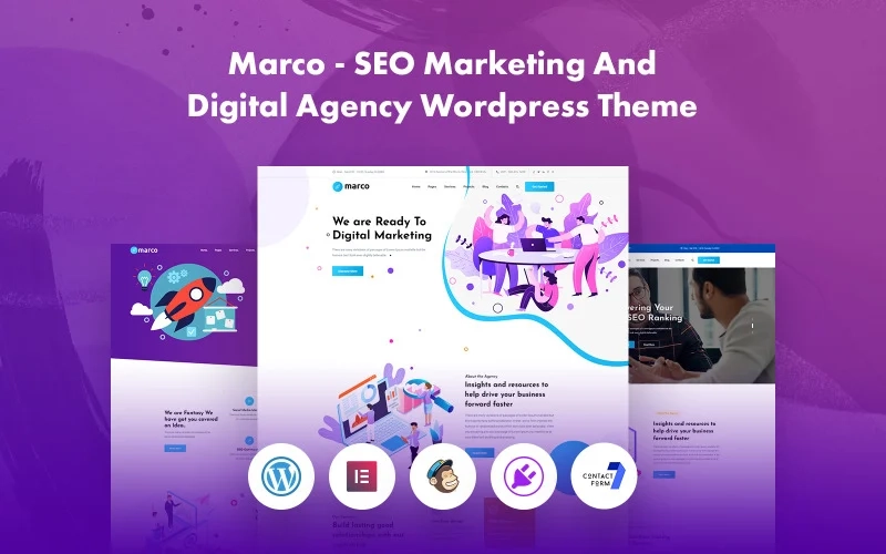 Marco Seo Marketing And Digital Agency Wordpress Theme Wordpress Theme 1.0