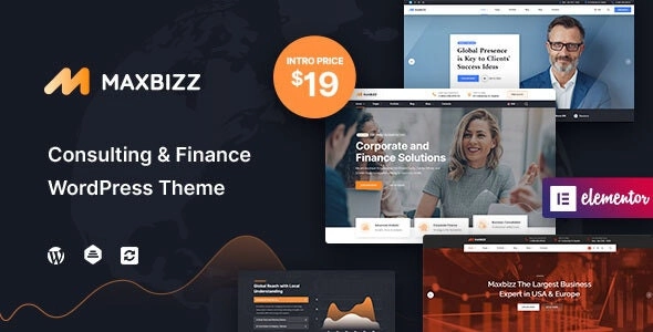 Maxbizz Consulting & Financial Elementor Wordpress Theme 1.2.2