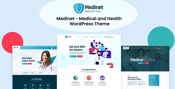 Medinet Medical And Health Wordpress Theme +rtl 2.0.1