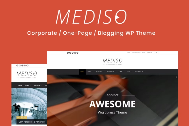 Mediso Corporate / One Page Wordpress Theme 1.3.7