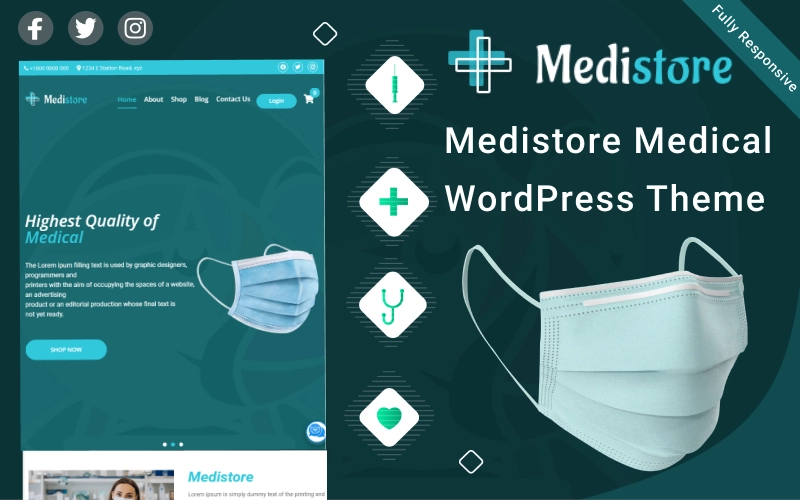 Medistore Medical Wordpress Theme 1.0.0