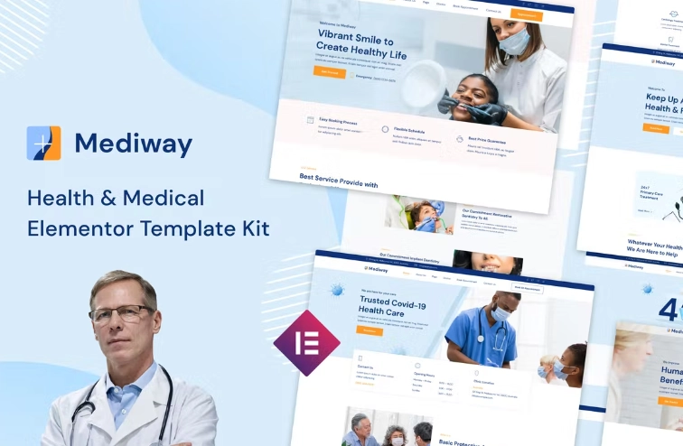 Mediway Health & Medical Elementor Template Kit