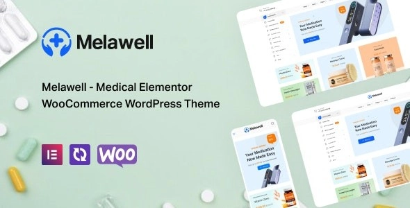Melawell Medical Woocommerce Theme 1.0.1