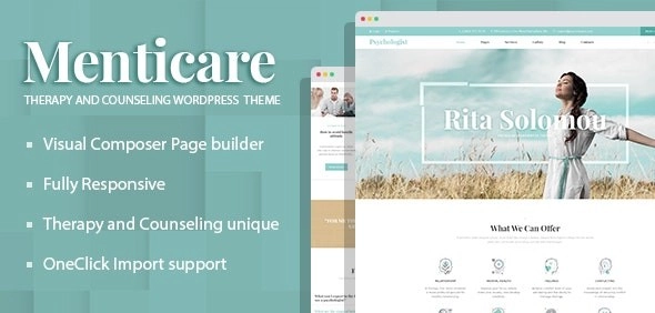 Menticare Therapy And Counseling Wordpress Theme 1.5.1