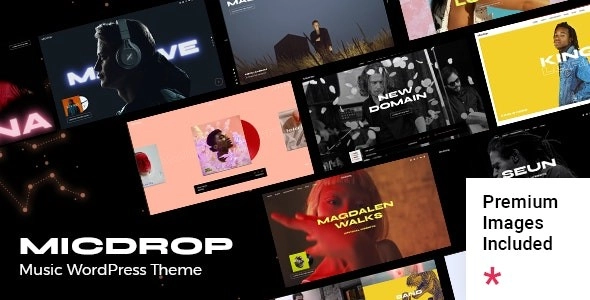 Micdrop Music Wordpress Theme 1.1