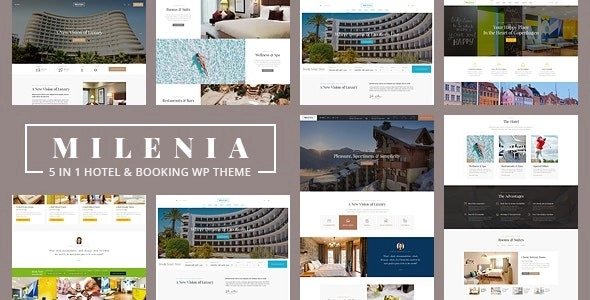 Milenia Hotel & Booking Wordpress Theme 1.3.2