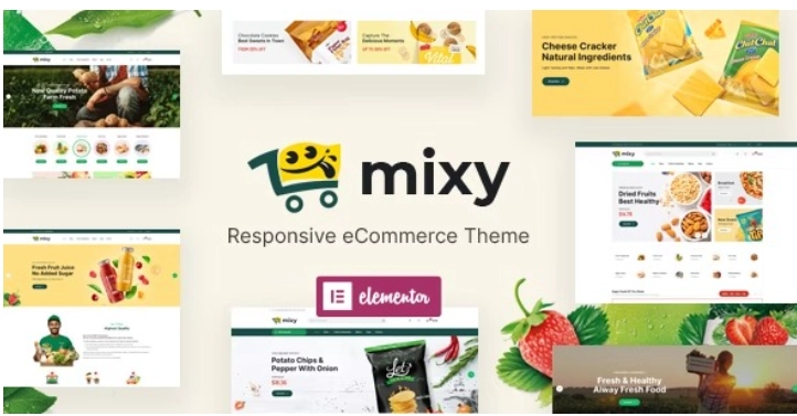 Mixy Organic Food Store Wordpress Theme 1.0
