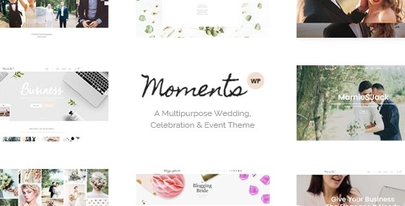 Moments Wedding & Event Wordpress Theme 2.2