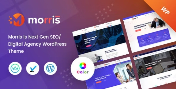 Morris Wordpress Theme For Digital Agency 1.0.0