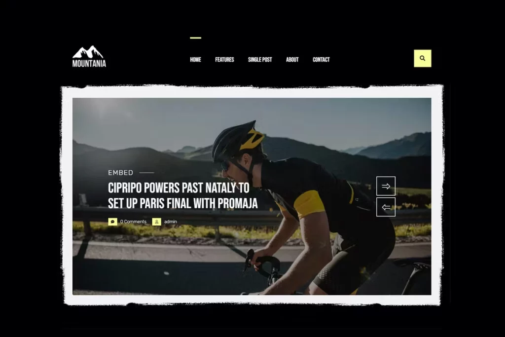 Mountania – Creative Blog WordPress Theme 1.0