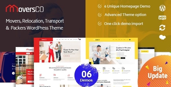 Moversco Movers & Packers Wordpress Theme 2.9