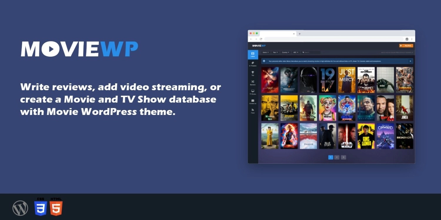 Moviewp – Movie Wordpress Theme 3.8.7