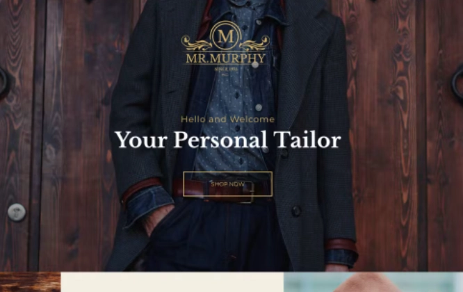 Mr. Murphy Custom Dress Tailoring Clothing Wp 1.2.4