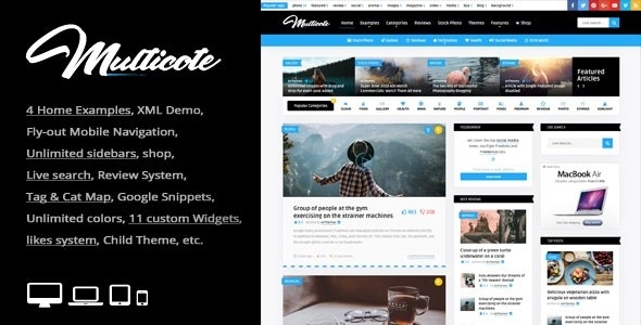 Multicote Magazine And Woocommerce Wordpress Theme 2.6