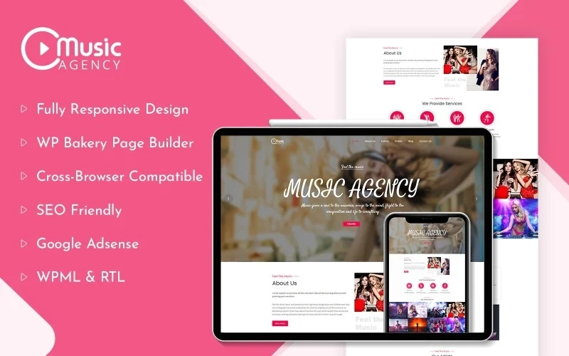 Music Agency Wordpress Theme 1.0.0