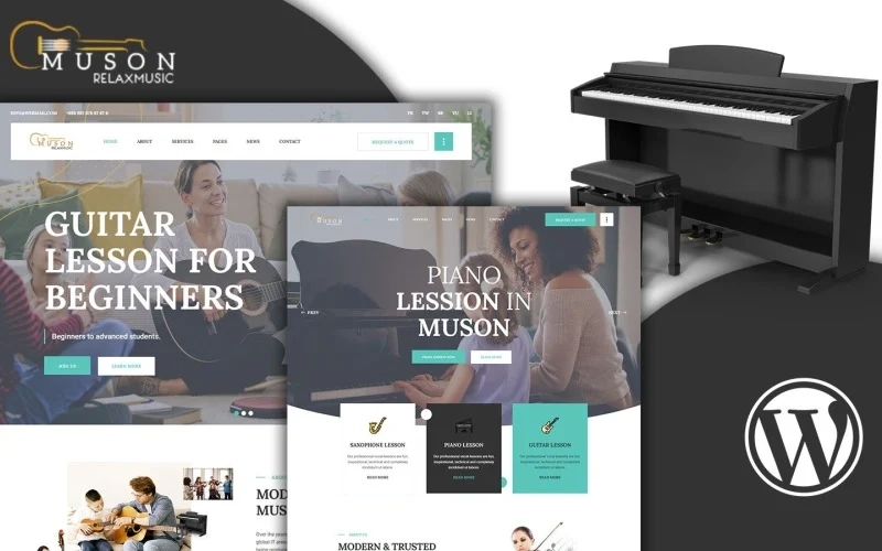 Muson Music Classes Wordpress Theme 1.0.0