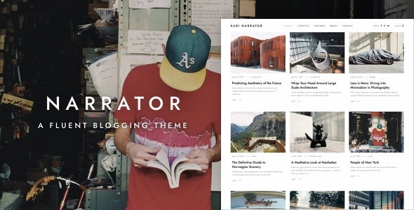 Narrator — A Fluent Wordpress Blogging Theme 1.3.4