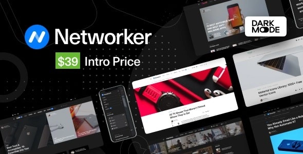 Networker Tech News Wordpress Theme With Dark Mode 1.1.5