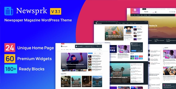 Newsprk Newspaper Wordpress Theme 6.1.0