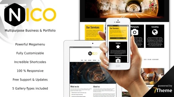 Nico – Multipurpose Wordpress Theme 1.11