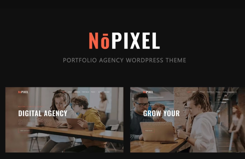 Nopixel Portfolio Agency Wordpress Theme 1.0