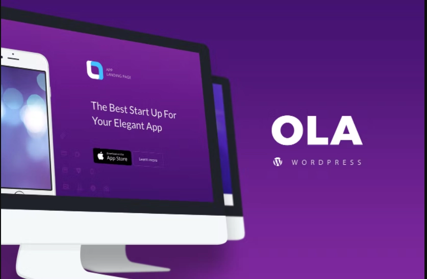 Ola Multipurpose App Landing Page Wordpresstheme 1.0.0