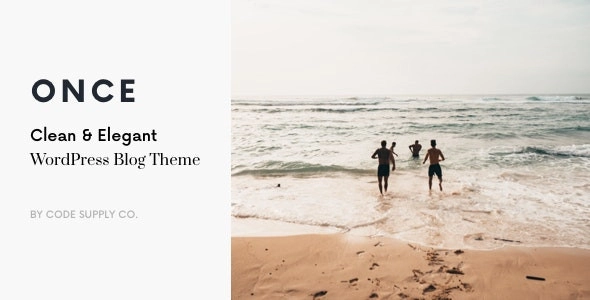 Once Clean & Elegant Wordpress Blog Theme 1.2.3