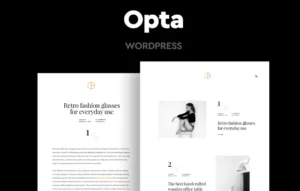 Opta Minimal Portfolio And Photography Theme 1.6