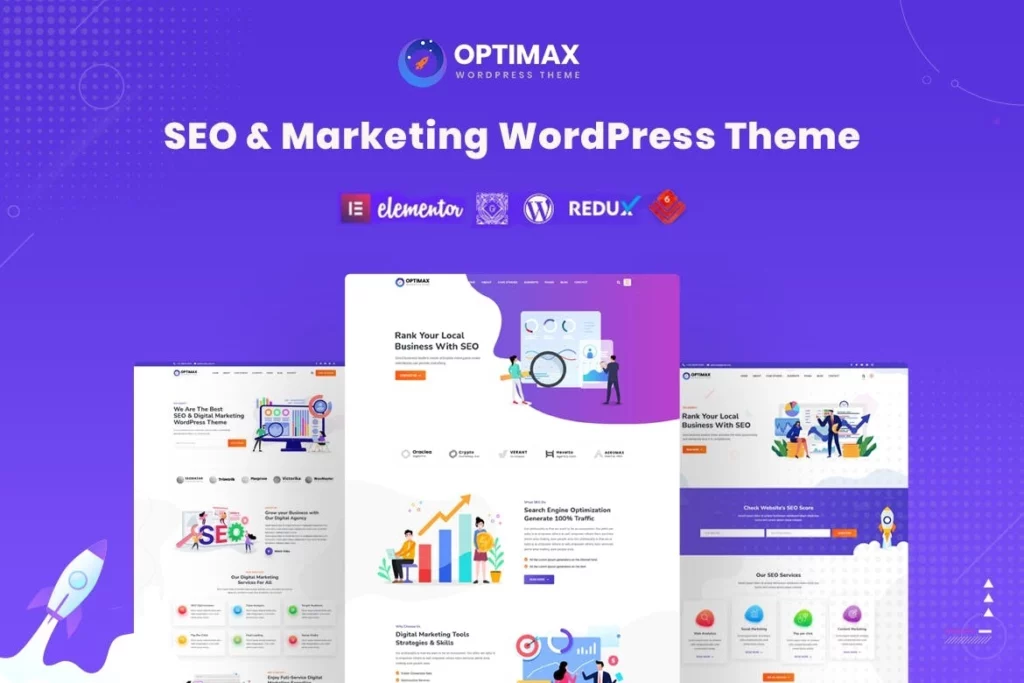 Optimax – SEO & Marketing WordPress Theme 1.9
