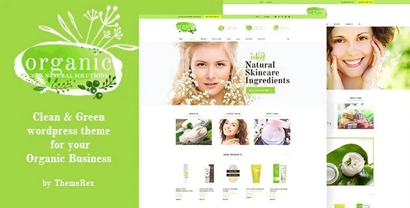 Organic Beauty Store & Natural Cosmetics Wordpress Theme 1.4.5