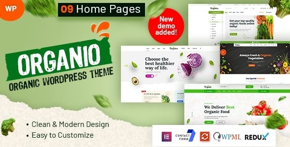 Organio Organic Food Store Wordpress 1.5.0