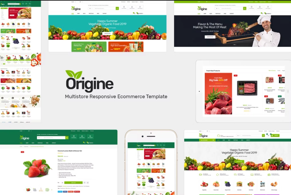 Origine Organic Theme For Woocommerce Wordpress 1.0.9
