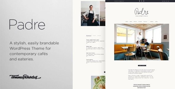 Padre Cafe & Restaurant Wordpress Theme 1.0.10