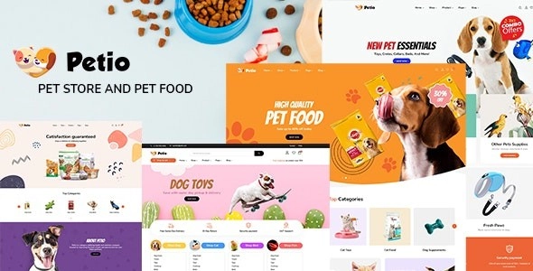 Petio – Pet Store Woocommerce Wordpress Theme 1.0.9