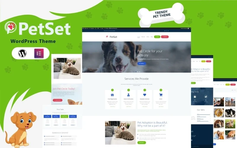 Petset Elementor Wordpress Theme 1.0.0